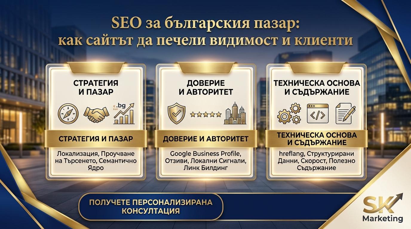 SEO за българския пазар: как сайтът да печели видимост и клиенти
