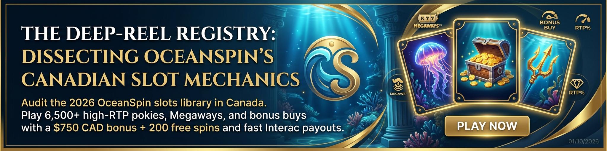 The Deep-Reel Registry: Dissecting OceanSpin’s Canadian Slot Mechanics