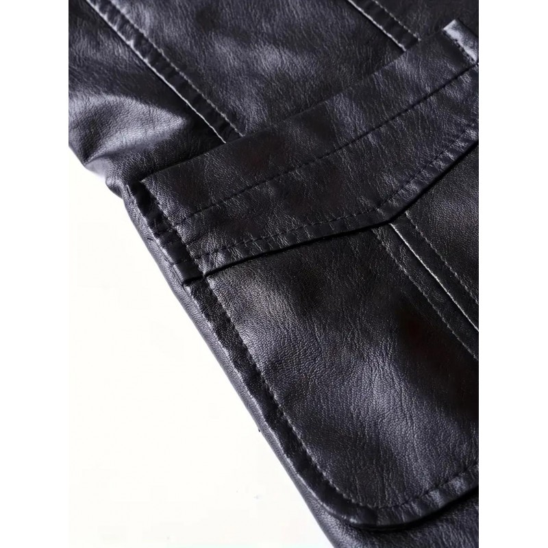 Мъжко кожено сако CF2168935B-bg
