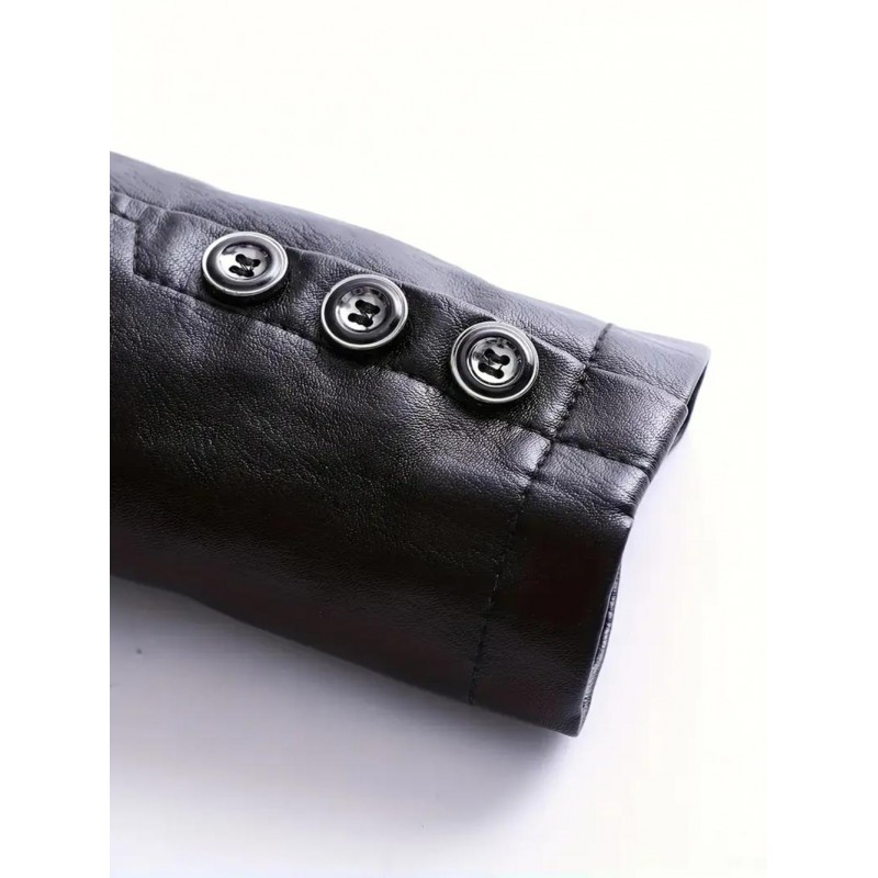 Мъжко кожено сако CF2168935B-bg