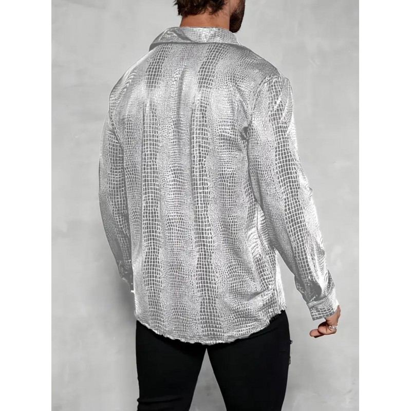 PU Urban Мъжка риза с дълъг ръкав AK5097847-bg