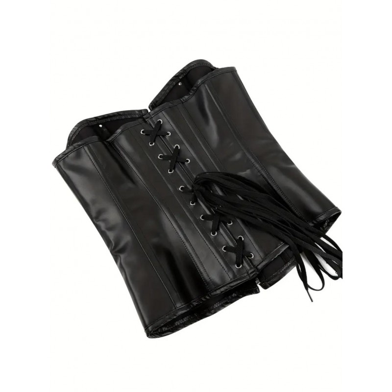 Стиймпънк PU корсет с верижка NW35895-bg