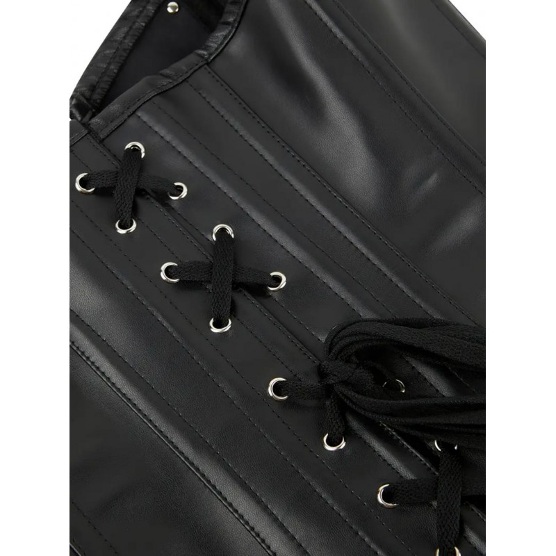 Стиймпънк PU корсет с верижка NW35895-bg