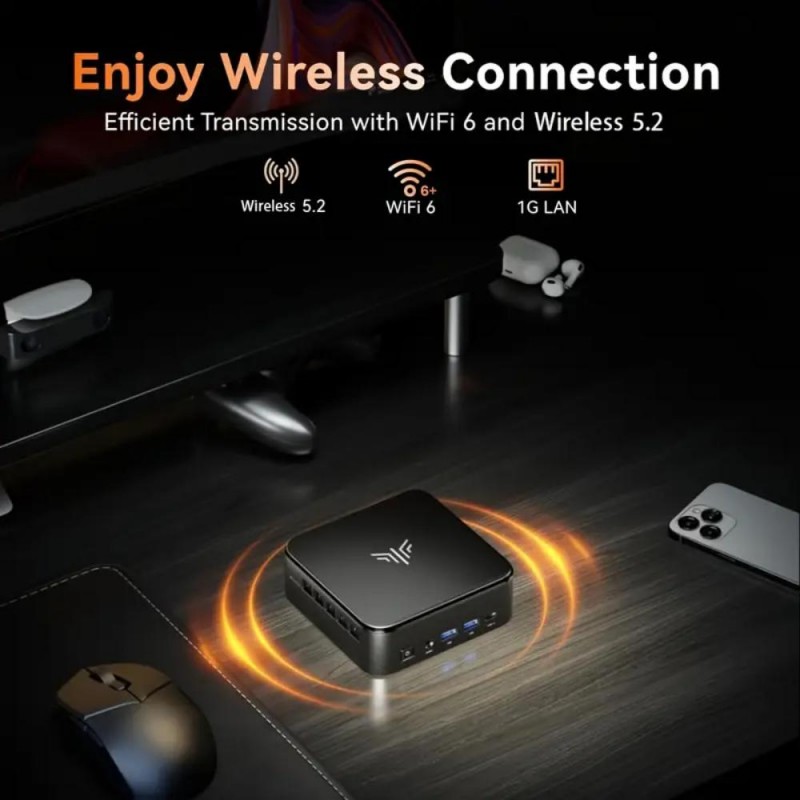 Acemagic Mini PC AMD Ryzen 7 5825U 32GB DDR4 512GB M.2 SSD JM4229739-bg