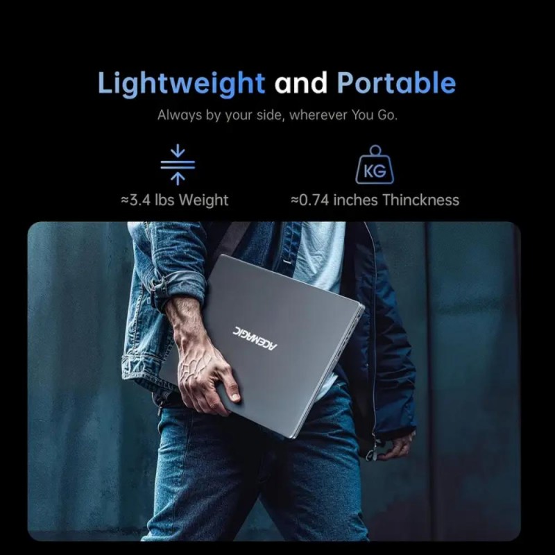 Acemagic LX15 Лаптоп 15.6 FHD 8GB DDR4 256GB SSD NF2868163-bg