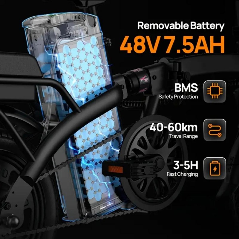 F1L Сгъваем електрически велосипед UV4766418-bg