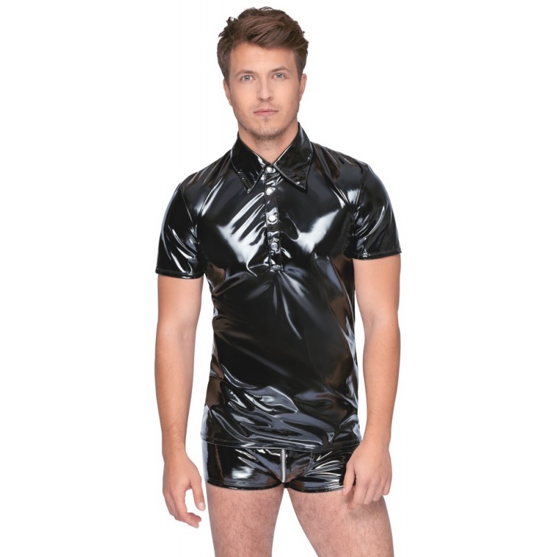 Black Level винилова поло риза 28905181742B-bg