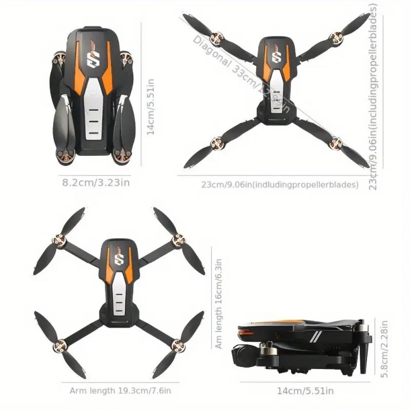 S.DEER LU80 Квадрокоптер дрон JH4837742-bg