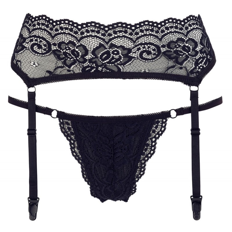 Cottelli Lingerie колан за жартиер и прашки 23218741051B-bg