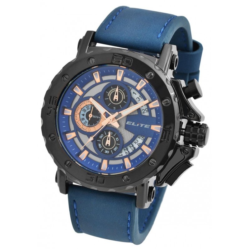 Elite EL0007 мъжки часовник Chronogra...