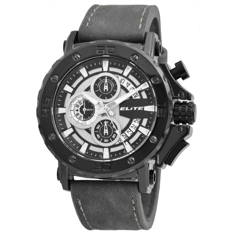 Elite EL0007 мъжки часовник Chronograph 2900196-003-bg