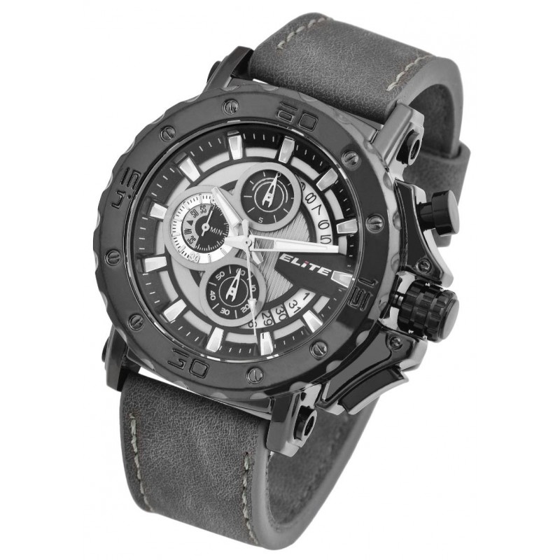 Elite EL0007 мъжки часовник Chronogra...