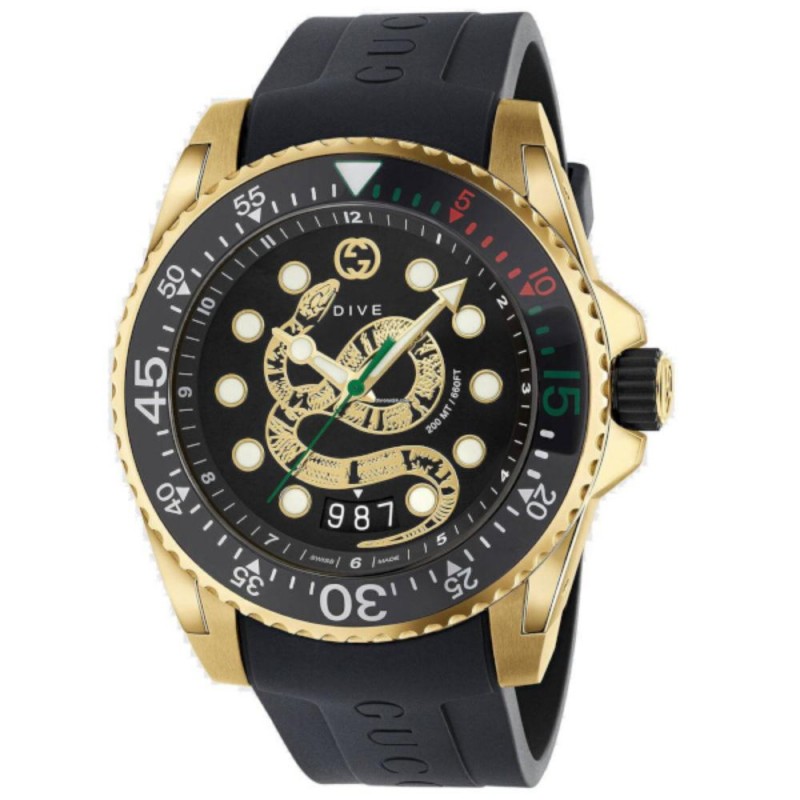 Gucci Dive мъжки часовник YA136219-bg