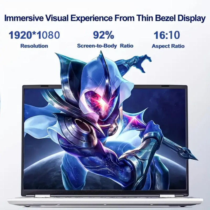 W&O Лаптоп 15.6 FHD 16GB DDR4 1TB SSD TJ1276376-bg