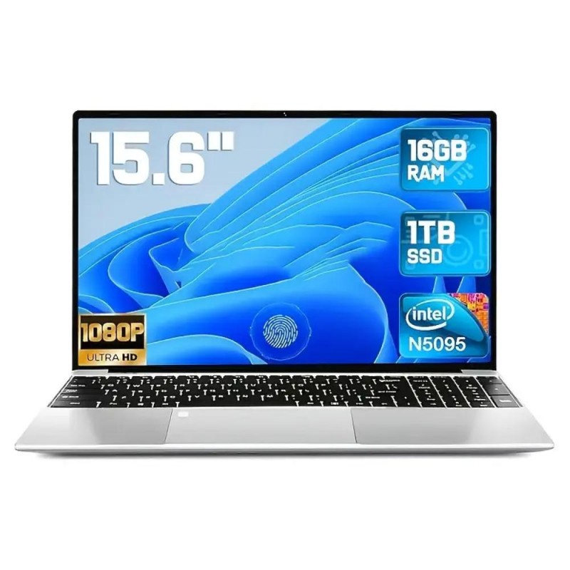 W&O Лаптоп 15.6 FHD 16GB DDR4 1TB SSD TJ...