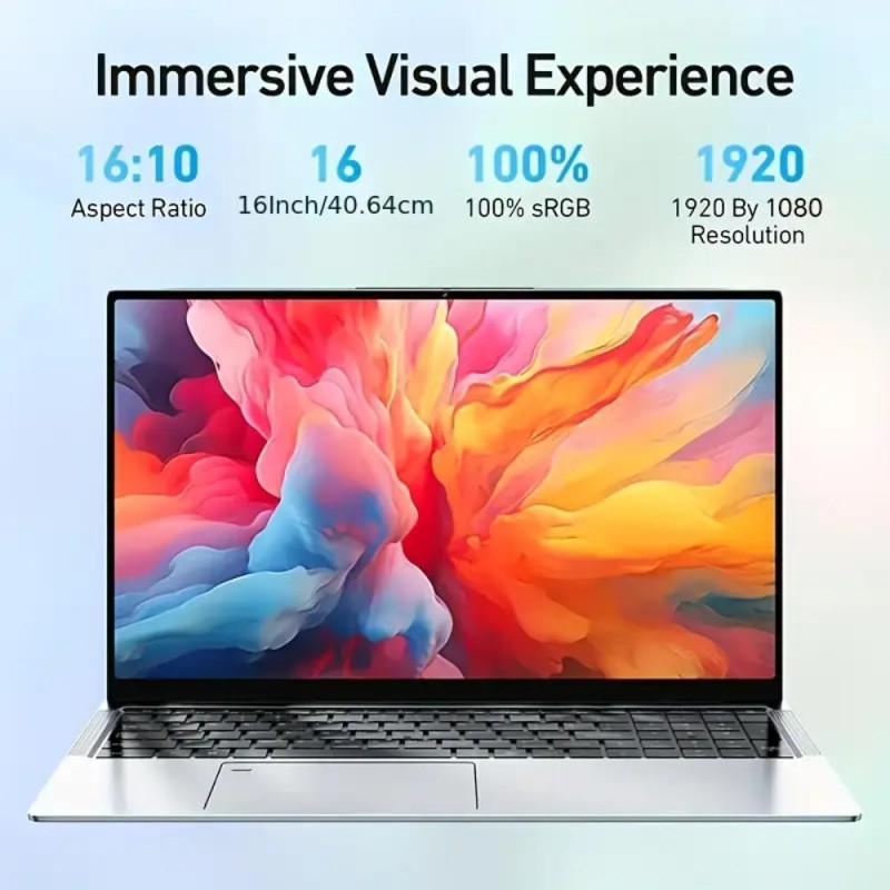 W&O Лаптоп 15.6 IPS 16GB DDR4 1TB SSD XD1212710-bg