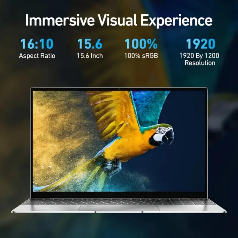 W&O Лаптоп 15.6 IPS 16GB DDR4 1TB SSD XD1212710-bg