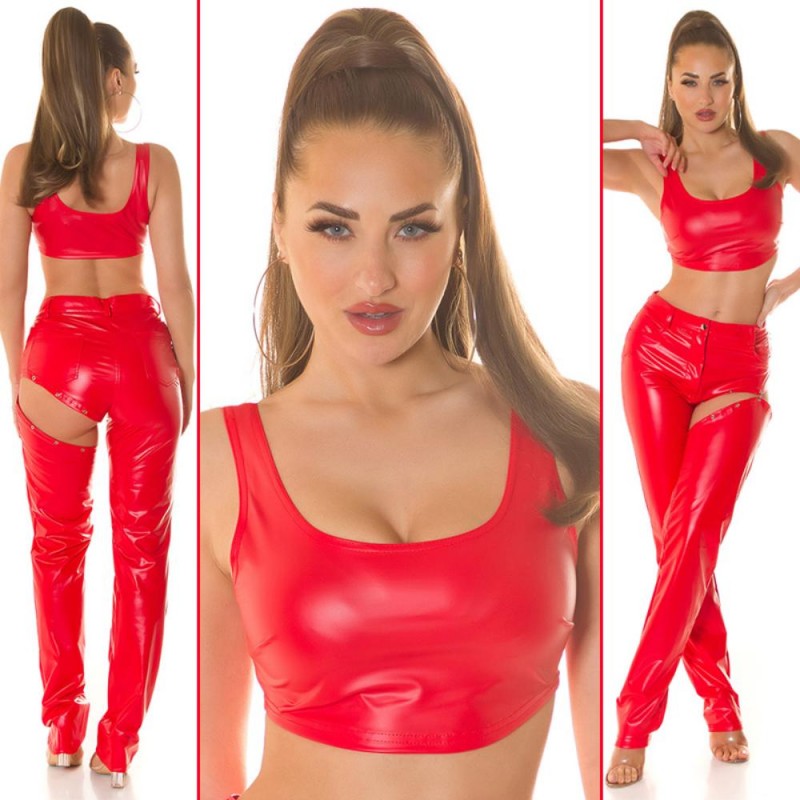 Koucla Wetlook изрязан потник 0000T20...