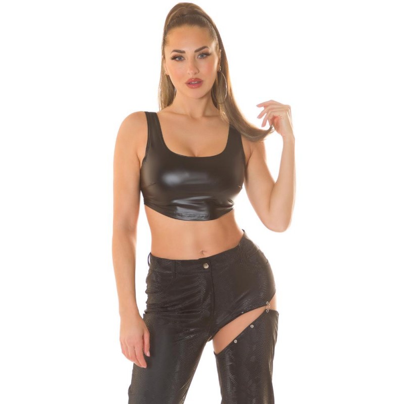 Koucla Wetlook изрязан потник 0000T207161B-bg