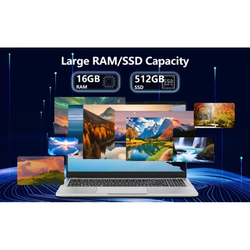 KUU G3PRO Лаптоп 15.6 16GB DDR4 512GB SSD RD10636386-bg