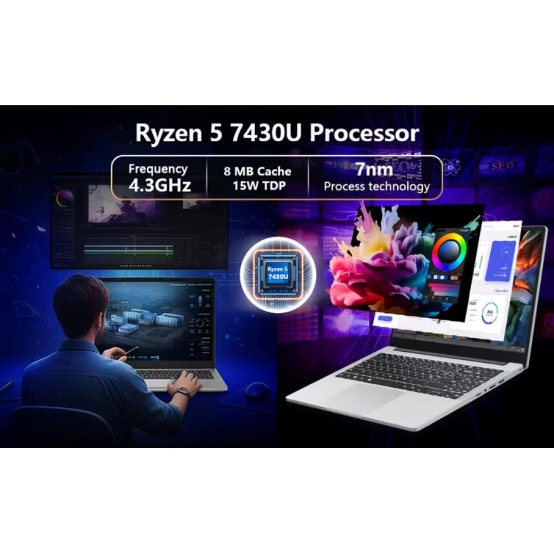 KUU G3PRO Лаптоп 15.6 16GB DDR4 512GB SSD RD10636386-bg