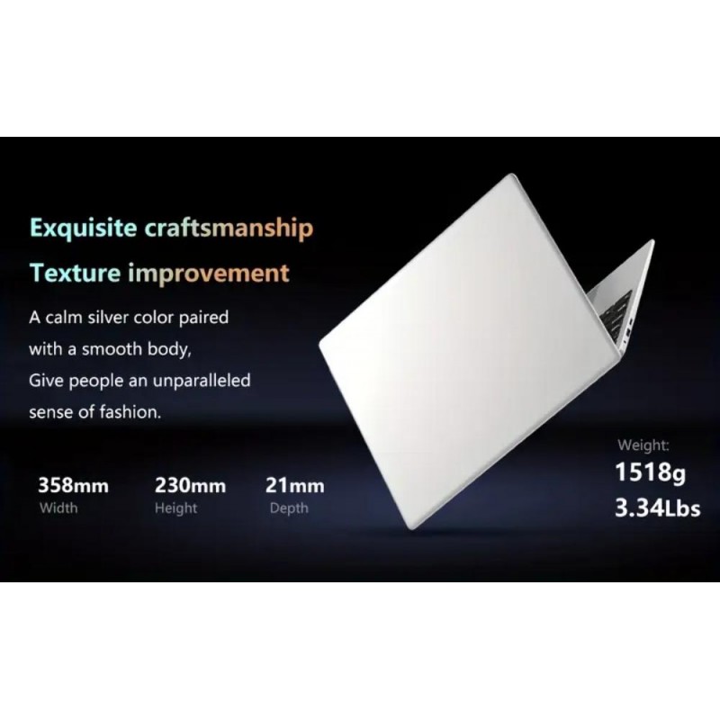 KUU ECOBOOK Лаптоп 15.6 8GB DDR4 256GB SSD WA178410-bg