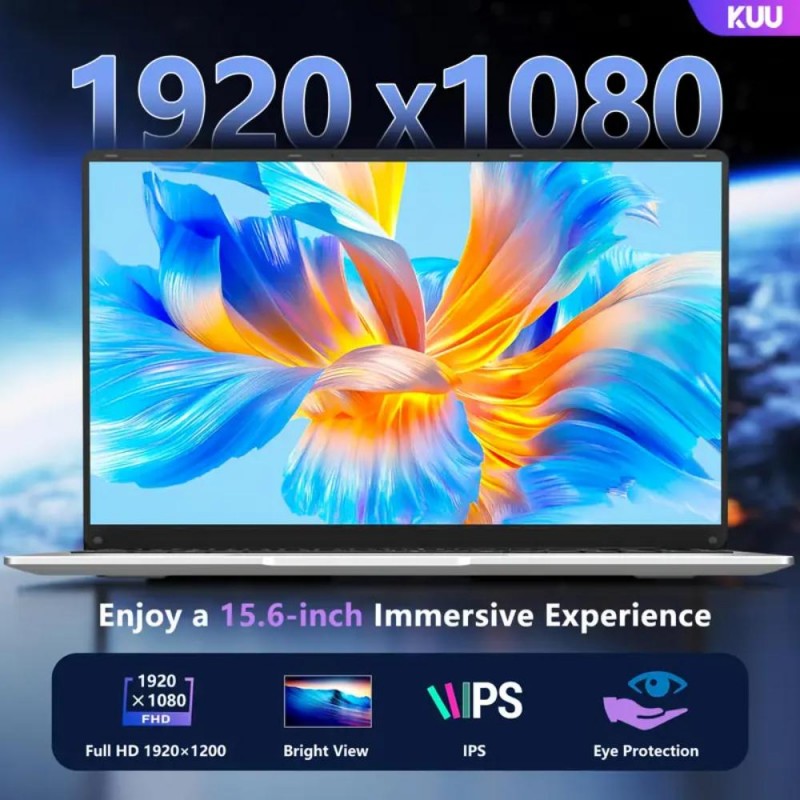KUU ECOBOOK Лаптоп 15.6 8GB DDR4 256GB SSD WA178410-bg