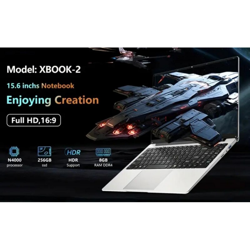 KUU ECOBOOK Лаптоп 15.6 8GB DDR4 256GB SSD WA178410-bg