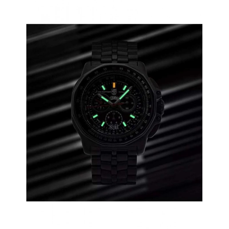 Luminox F-117 F-22 Raptor мъжки часовник Titanium Chronograph XA.9272-bg