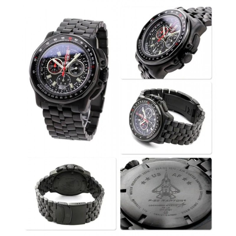 Luminox F-117 F-22 Raptor мъжки часовник Titanium Chronograph XA.9272-bg