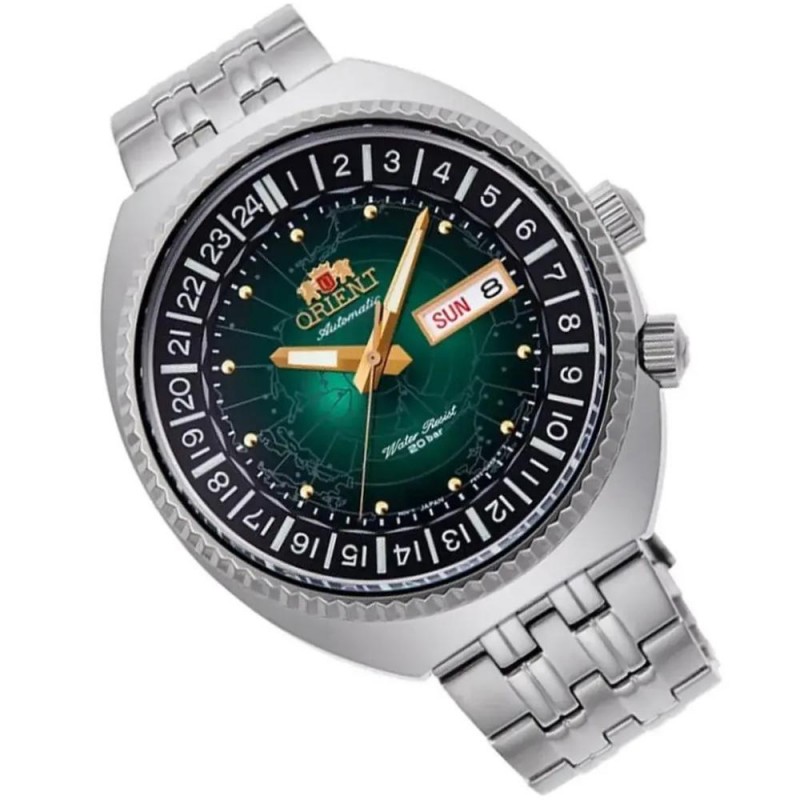 Orient World Map мъжки часовник Automatic RA-AA0E02E19B-bg