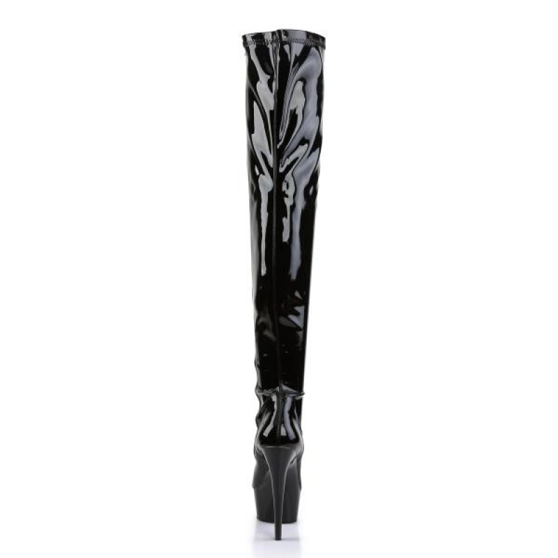 Pleaser чизми над коляното DELIGHT-3000 DEL3000/B/M-bg
