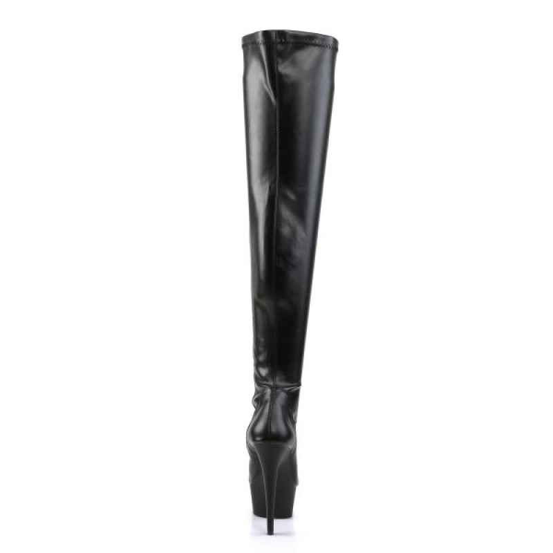 Pleaser DELIGHT-3000 чизми на платформа DEL3000/B/PU-E-bg
