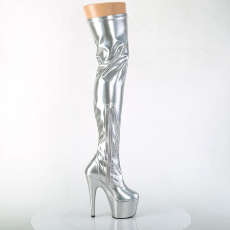 Pleaser чизми над коляното ADORE-3000HWR ADO3000HWR/SHG/M-bg