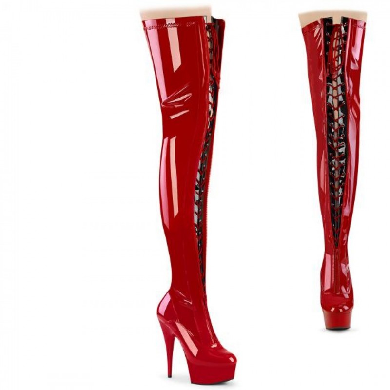 Pleaser DELIGHT-3027 чизми над колян�...