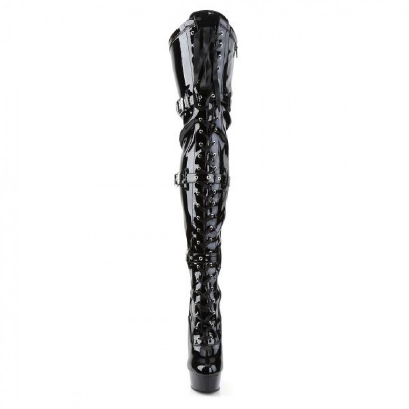 Pleaser чизми над коляното DELIGHT-3028 DEL3028/B/M-bg
