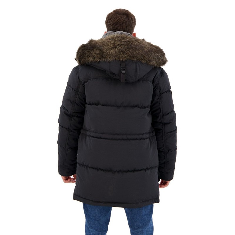 Superdry Chinook Парка от екокожа 140140594B-bg
