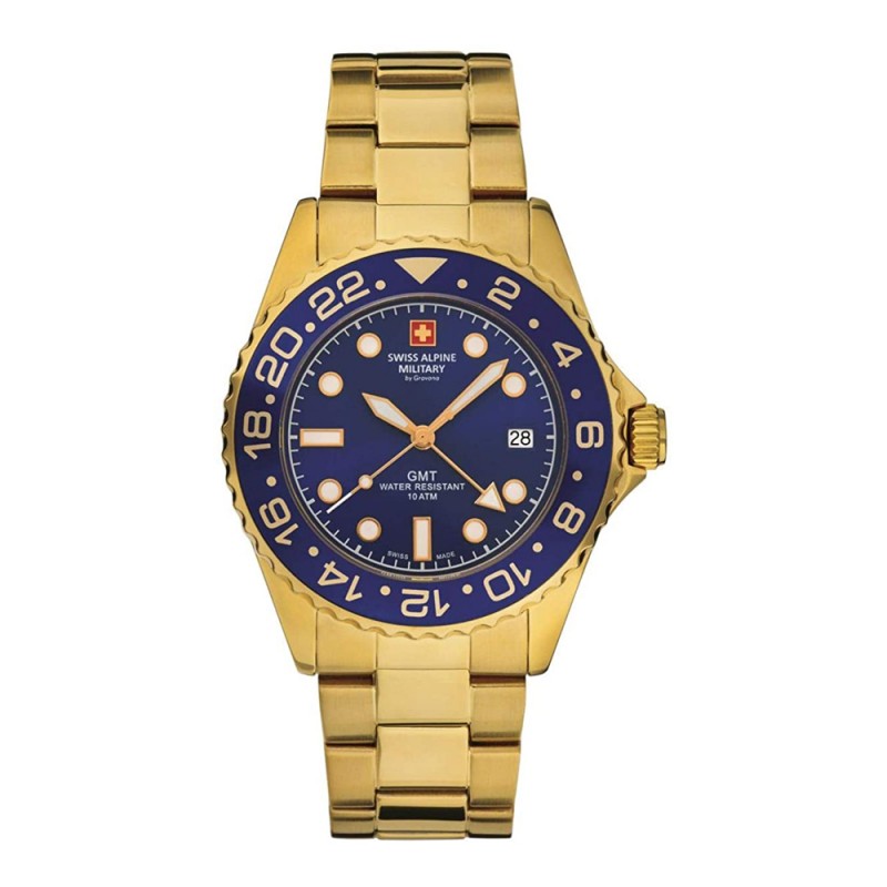 Swiss Alpine Military GMT мъжки часовник 7052.1115SAM-bg