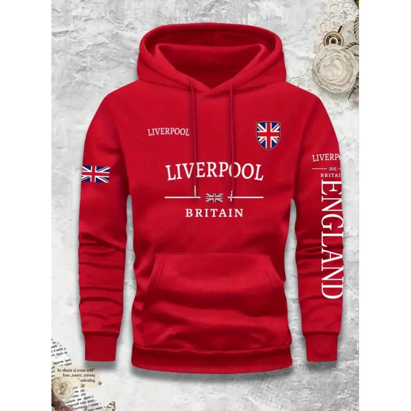 Liverpool суитшърт с качулка RK526...