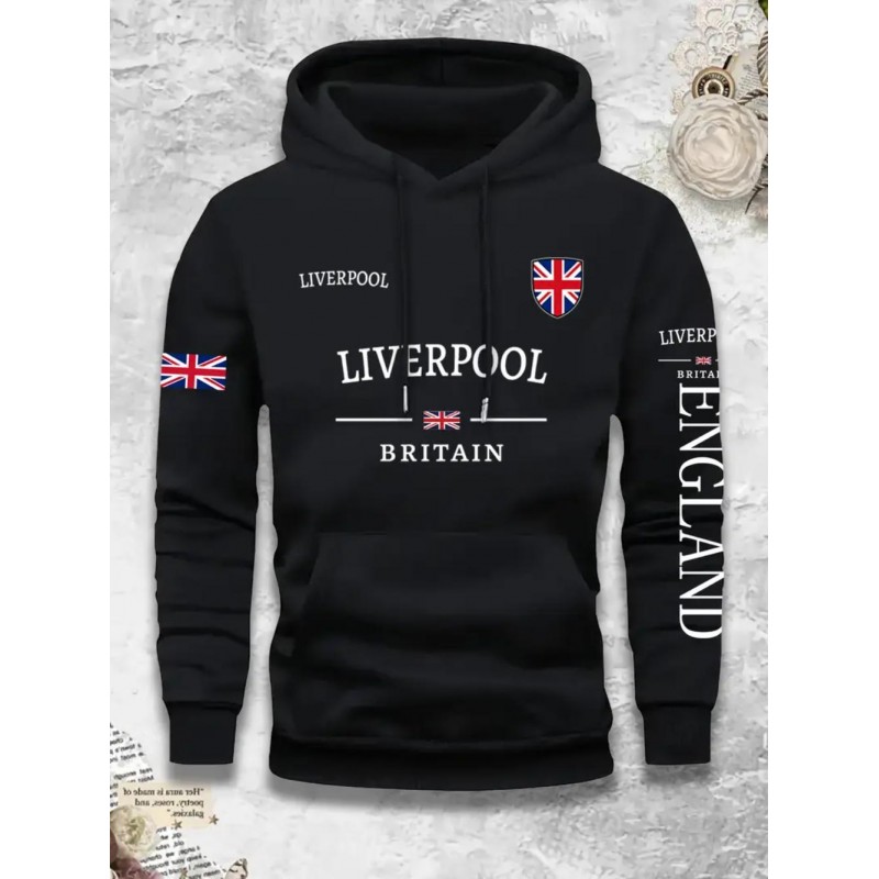 Liverpool суитшърт с качулка RK5260610B-bg