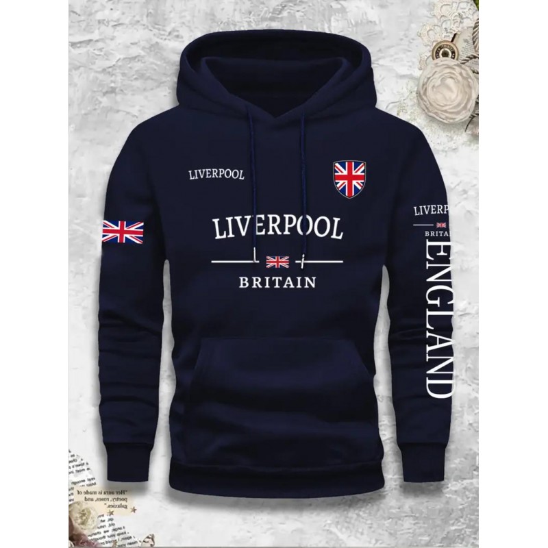 Liverpool суитшърт с качулка RK526...