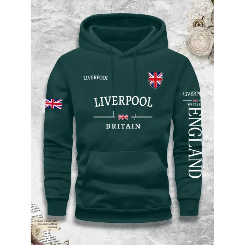 Liverpool суитшърт с качулка RK526...
