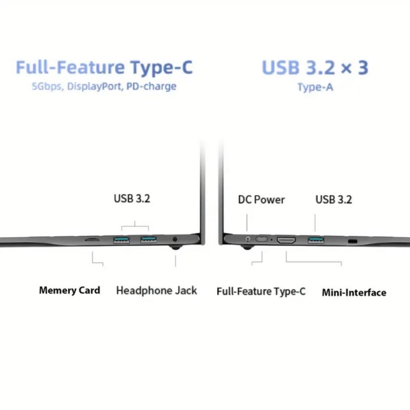 Teclast Лаптоп F17 Plus 17.3 инча 16GB RAM 512GB SSD GW2052679-bg