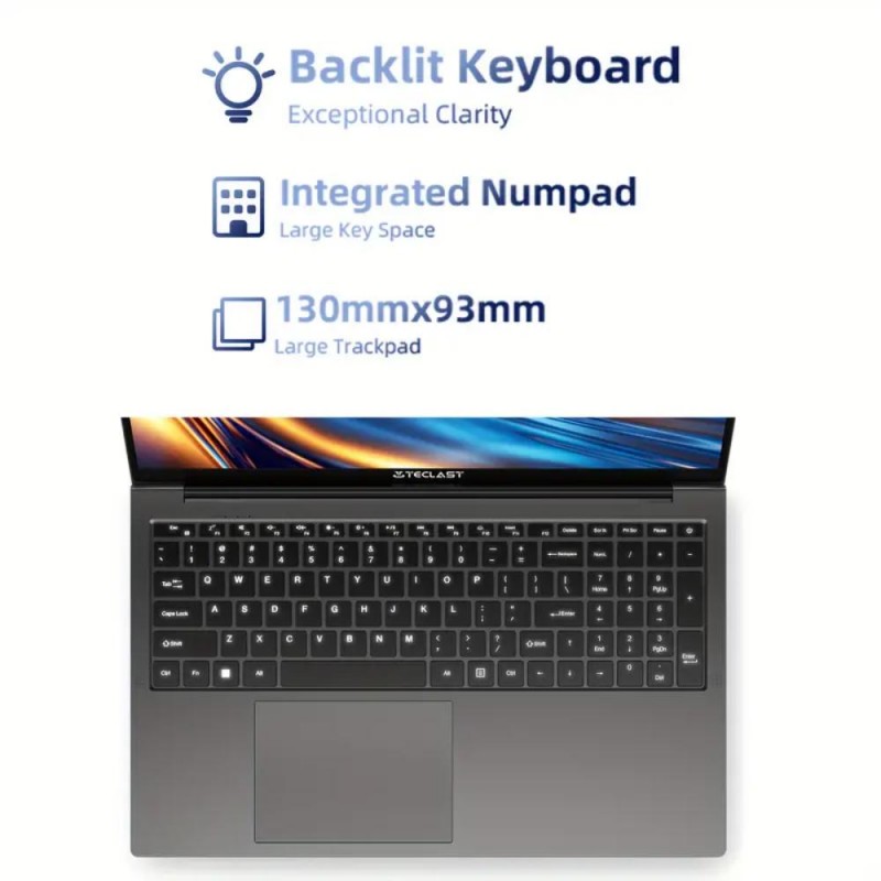 Teclast Лаптоп F17 Plus 17.3 инча 16GB RAM 512GB SSD GW2052679-bg
