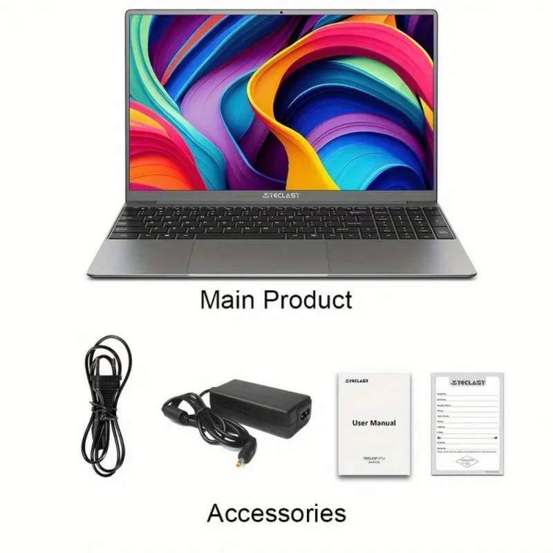 Teclast Лаптоп 15.6 Display 16GB DDR4 512GB SSD LJ6977010-bg