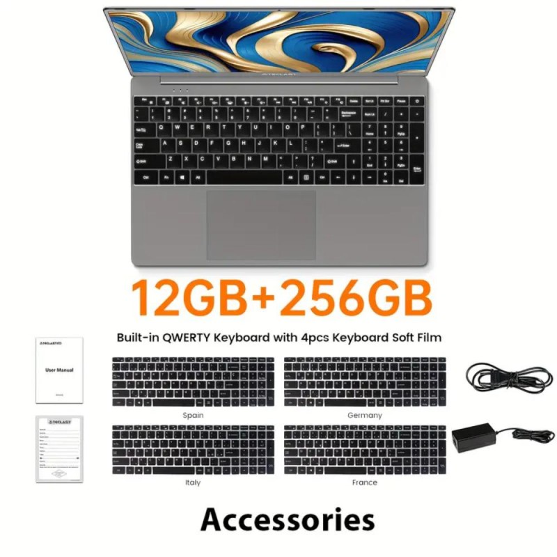 Teclast Лаптоп 15.6 Display 16GB DDR4 512GB SSD LJ6977010-bg