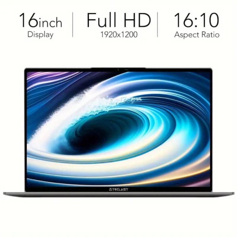 Teclast Лаптоп F16 Air 16 инча Full HD 1...