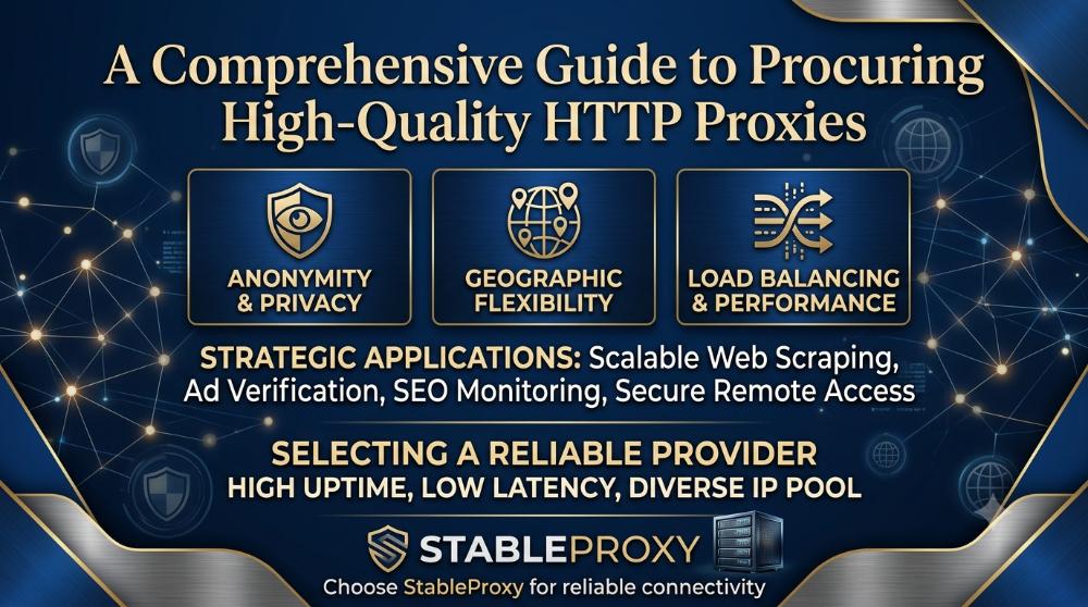 A Comprehensive Guide to Procuring High-Quality HTTP Proxies
